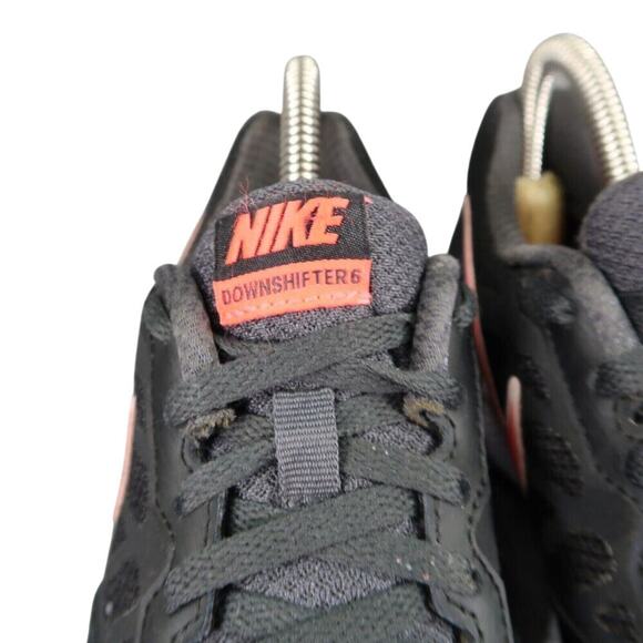 Nike Shoes Womens 6 Sneaker Athletic Trainers Running Downshifter 6 Active Black - Picture 4 of 14